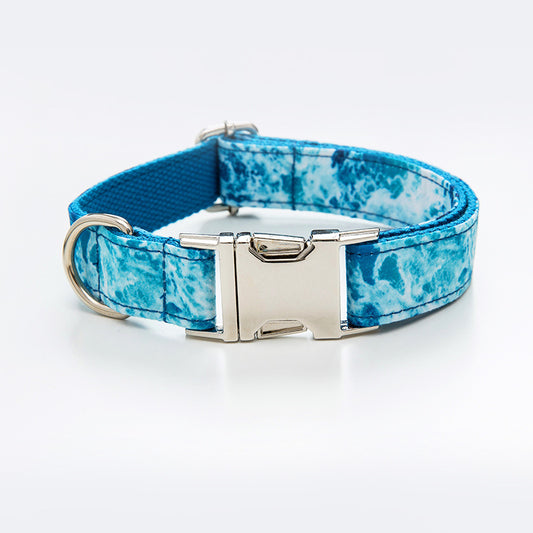 Ocean Blue Unbreakable Dog Collar