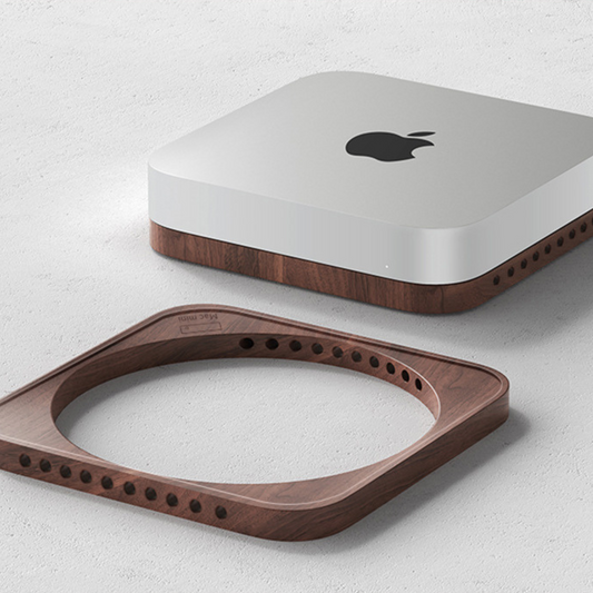 Mac Mini-Studio Wooden Stand