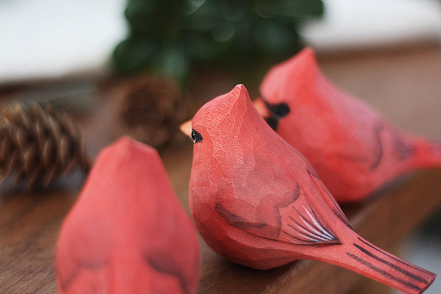 Cardinal Bird Ornaments